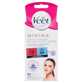 Hypoalergenní voskové pásky na obličej Minima 20 ks